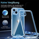Reiko High Quality 2X Clean PC & TPU Bumper Case in Clear for Apple iPhone 14 | MaxStrata