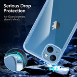 Reiko High Quality 2X Clean PC & TPU Bumper Case in Clear for Apple iPhone 14 | MaxStrata