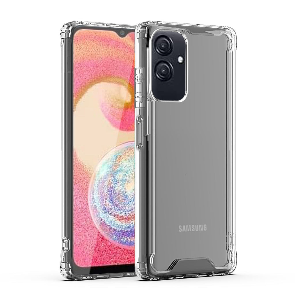 Reiko High Quality 2X Clean PC & TPU Bumper Case in Clear for Samsung Galaxy A04/A04e