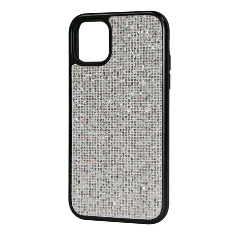 Reiko Diamond Rhinestone Case for Apple iPhone 11 Pro Max in Silver