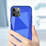 Reiko Apple iPhone 11 Pro Max Apple Diamond Cases in Blue | MaxStrata
