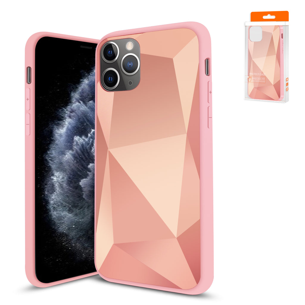 Reiko Apple iPhone 11 Pro Apple Diamond Cases in Rose Gold | MaxStrata