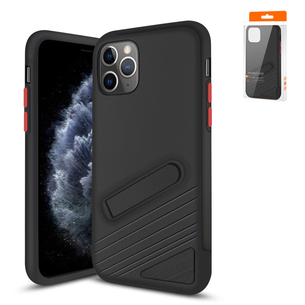 Reiko Apple iPhone 11 Pro Armor Cases in Black | MaxStrata