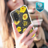 Reiko Pressed Dried Flower Design Phone Case for Samsung Galaxy A01 in Yellow | MaxStrata