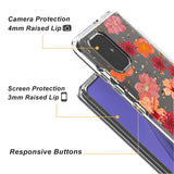 Reiko Pressed Dried Flower Design Phone Case for Samsung Galaxy A51 5G in Red | MaxStrata