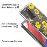 Reiko Pressed Dried Flower Design Phone Case for  Samsung Galaxy A81/Note 10 Lite/M60S in Yellow | MaxStrata