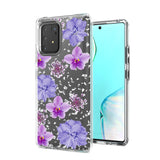 Reiko Pressed Dried Flower Design Phone Case for Samsung Galaxy A91/S10 Lite/M80S in Purple | MaxStrata