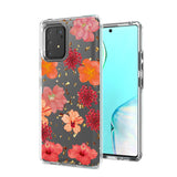 Reiko Pressed Dried Flower Design Phone Case for Samsung Galaxy A91/S10 Lite/M80S in Red | MaxStrata