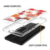 Reiko Pressed Dried Flower Design Phone Case for Samsung Galaxy A91/S10 Lite/M80S in Red | MaxStrata