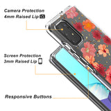 Reiko Pressed Dried Flower Design Phone Case for Samsung Galaxy A91/S10 Lite/M80S in Red | MaxStrata