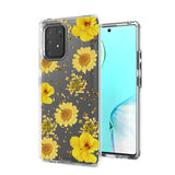 Reiko Pressed Dried Flower Design Phone Case for Samsung Galaxy A91/S10 Lite/M80S in Yellow | MaxStrata