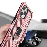 Reiko iPhone 12 Mini Kickstand Anti-Shock & Anti Falling Case in Rose Gold | MaxStrata