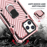 Reiko iPhone 12 Mini Kickstand Anti-Shock & Anti Falling Case in Rose Gold | MaxStrata