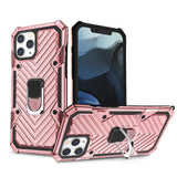 Reiko iPhone 12/ iPhone 12 Pro Kickstand Anti-Shock & Anti Falling Case in Rose Gold | MaxStrata