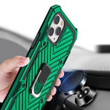 Reiko iPhone 12 Pro Max Kickstand Anti-Shock & Anti Falling Case in Green | MaxStrata