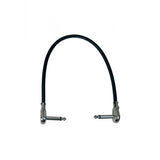 On-Stage 1' Patch Cable w/ Pancake Connectors (Black) (PC512B) | MaxStrata®