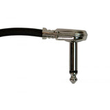On-Stage 1' Patch Cable w/ Pancake Connectors (Black) (PC512B) | MaxStrata®