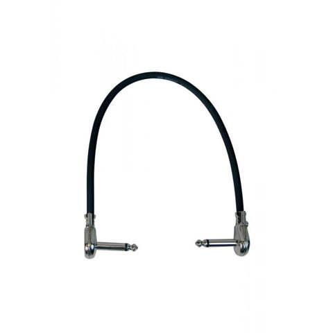 On-Stage 1' Patch Cable w/ Pancake Connectors (Black) (PC512B) | MaxStrata®