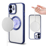 Reiko Magnetic Wireless Charging TPU Bumper Case for iPhone 11 in Purple | MaxStrata