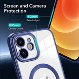 Reiko Magnetic Wireless Charging TPU Bumper Case for iPhone 11 in Purple | MaxStrata
