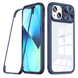 Reiko iPhone 14 Protective Slide Camera Lens Case in Navy