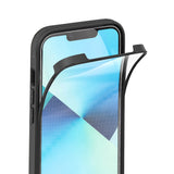 Reiko Full Protection with Phone Protective Film Slide Camera Lens Phone Case for iPhone 14 Plus in Black | MaxStrata