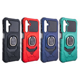 Reiko Kickstand Ring Holder TPU Shockproof Case for Motorola Moto G Power 5G (2024) in Black