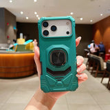 Reiko TPU Protective Ring Kickstand Case for Apple iPhone 17 Pro