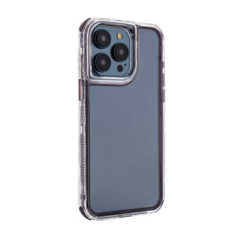 Reiko Heavy Duty Shockproof Protection 3-in-1 Hybrid Protective Case for iPhone 15 Pro Max  in Black