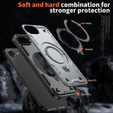 Reiko 360° Rotating Magnetic Stand Case for iPhone 16E & iPhone 17E