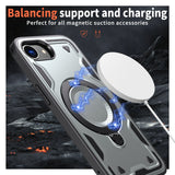 Reiko 360° Rotating Magnetic Stand Case for iPhone 16E & iPhone 17E