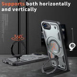 Reiko 360° Rotating Magnetic Stand Case for iPhone 16E & iPhone 17E