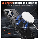 Reiko 360° Rotating Magnetic Stand Case for iPhone 17