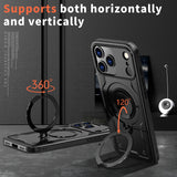 Reiko 360° Rotating Magnetic Stand Case for iPhone 17 Pro