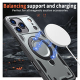 Reiko 360° Rotating Magnetic Stand Case for iPhone 17 Pro