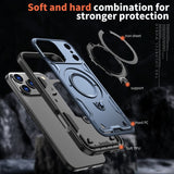 Reiko 360° Rotating Magnetic Stand Case for iPhone 17 Pro