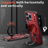 Reiko 360° Rotating Magnetic Stand Case for iPhone 17 Pro