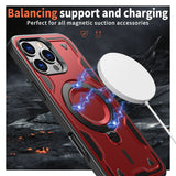 Reiko 360° Rotating Magnetic Stand Case for iPhone 17