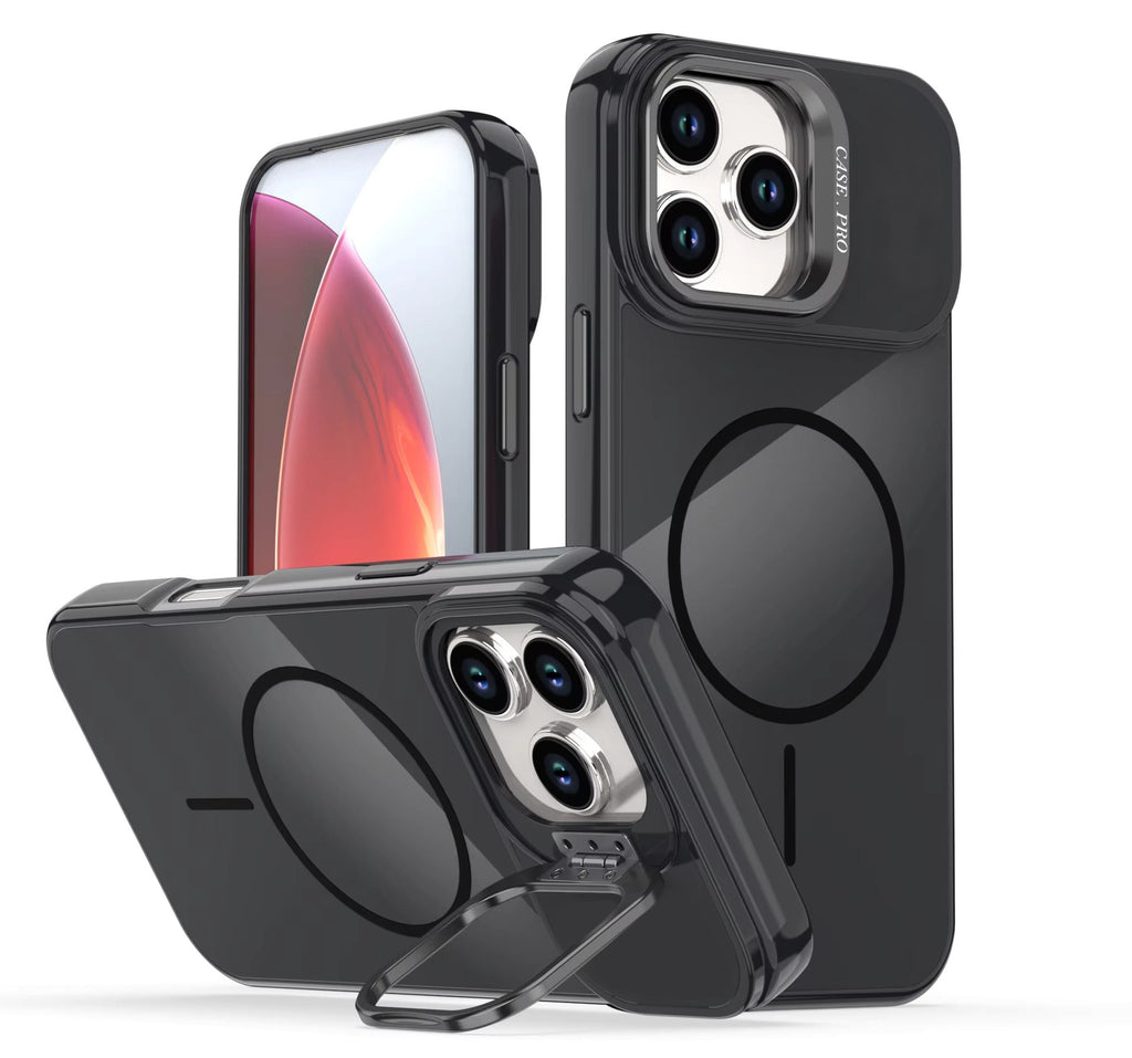 Reiko MagSafe Shockproof Stash Stand Case for iPhone 17