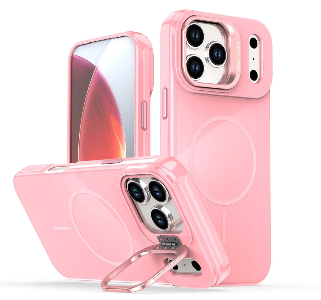 Reiko MagSafe Shockproof Stash Stand Case for iPhone 17 Max