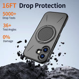 Reiko 360° Rotating Magnetic Kickstand Case for Apple iPhone 17