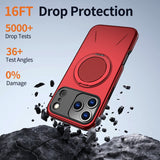 Reiko Magnetic Ring Kickstand Case for iPhone 17 Pro Max & 18 Pro Max