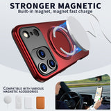 Reiko Magnetic Ring Kickstand Case for iPhone 17 Pro Max & 18 Pro Max