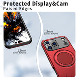 Reiko 360° Rotating Magnetic Kickstand Case for Apple iPhone 17 Pro