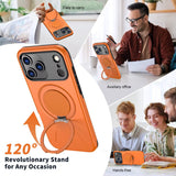 Reiko 360° Rotating Magnetic Kickstand Case for Apple iPhone 17 Pro