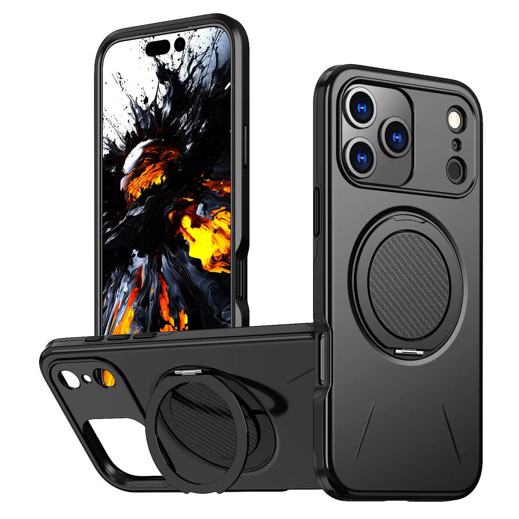 Reiko 360° Rotating Magnetic Kickstand Case for Apple iPhone 17 Pro