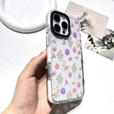 Reiko Floral Clear TPU Case for iPhone 17 Pro Max & iPhone 18 Pro Max