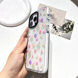 Reiko Floral Clear TPU Case for iPhone 17 Pro Max & iPhone 18 Pro Max