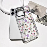 Reiko Floral Clear TPU Case for iPhone 17 Pro Max & iPhone 18 Pro Max