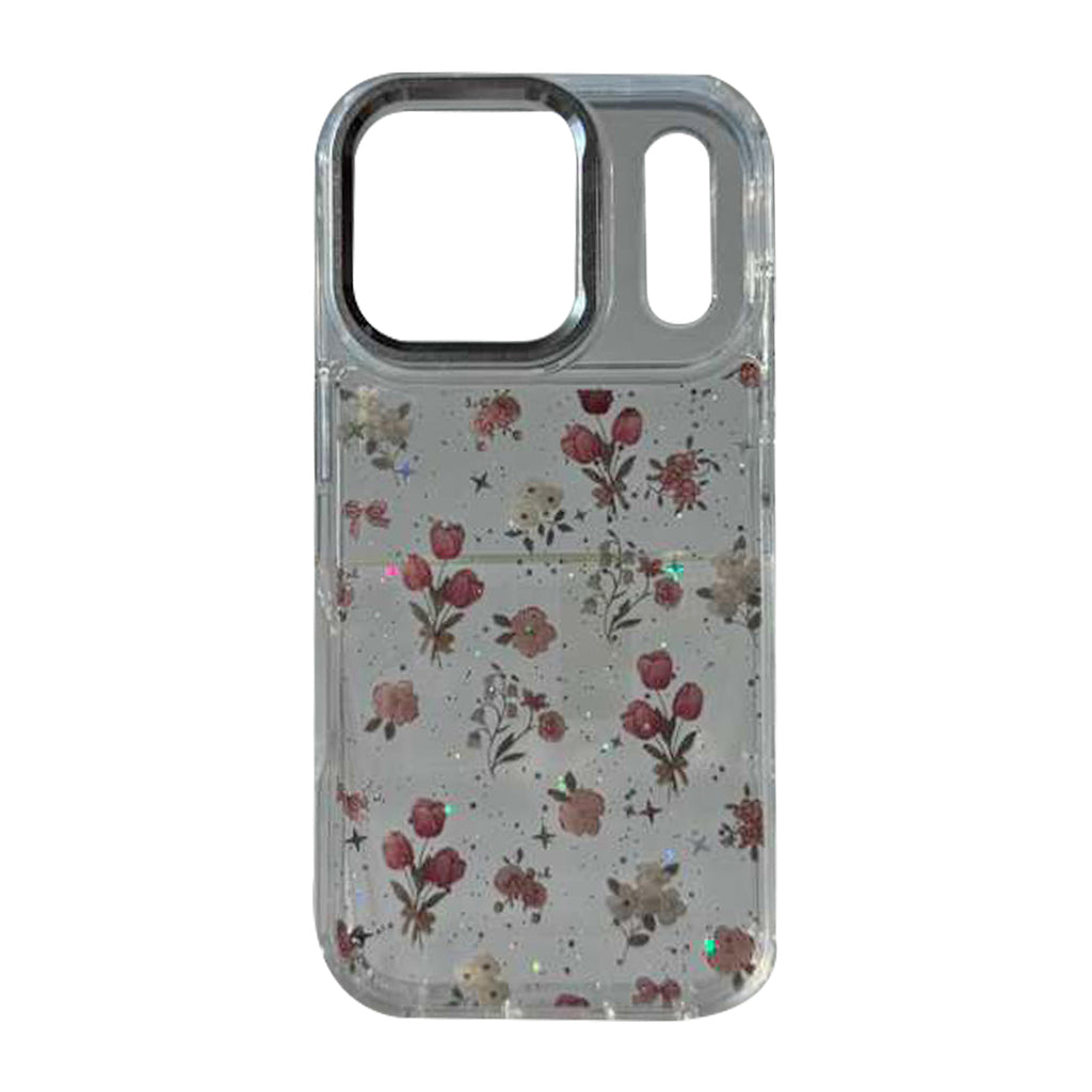 Reiko Floral Clear TPU Case for iPhone 17 Pro Max & iPhone 18 Pro Max